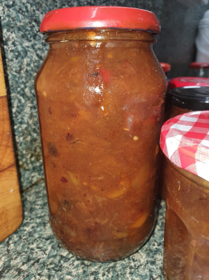 Large Jar Of Chutney Large Jar Of Chutney